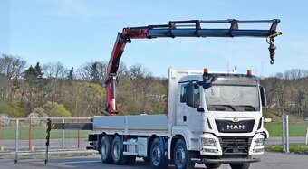 MAN TGS 35.500 - 8x4 - Valník + HR-PALFINGER PK 22002-EH C - 6