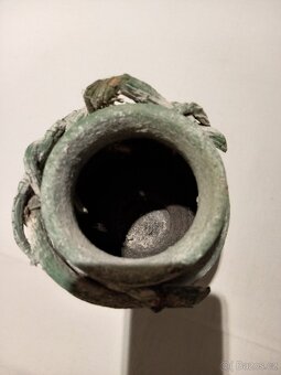 Keramická dekorační váza. - 6