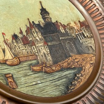 1ze2 Johannes Maresch sbírkový talíř 19.stol top kus - 6