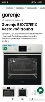 Vestavná trouba Gorenje - 6