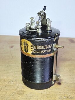 Starožitná rádio krystalka The Brownie Crystal, 1924, Anglie - 6