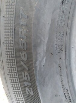 215/65/17 dot24 6,5mm a 5,5mm - 6