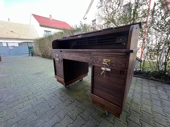 Americký starožitný psací stůl - 6