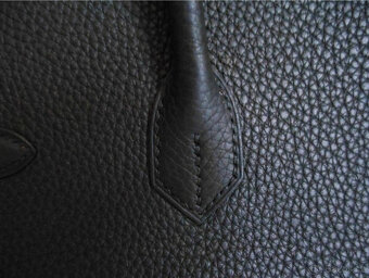 Hermes Birkin 35 černá kůže Clemence - 6