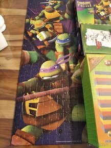 Puzzle želvy nynja 150ks,poseroutka, věž, Fortnite karty 23x - 6