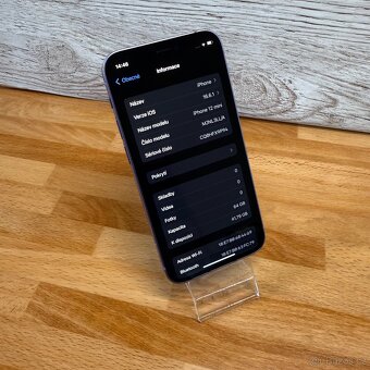 iPhone 12 mini 64GB, fialový (12 měsíců záruka) - 6