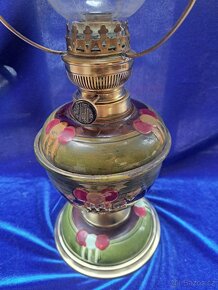 Zelená majoliková lampa - 6