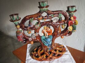 Keramický svícen / alpská keramika zn. LIEZEN - 6