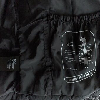 Nová pánská zimní prošívaná bunda černá vel. М/48-50 - 6