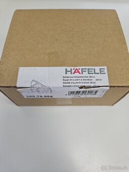 HAFELE dvojitá montážní konzole rozdělovače pisoárů - 6