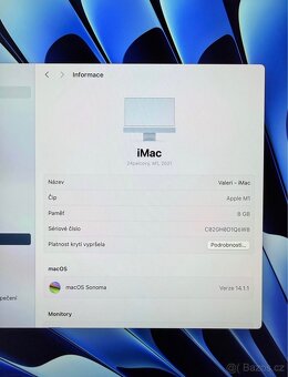 iMac 24 (2021) Apple M1 / 8GB RAM / 512GB SSD - 6