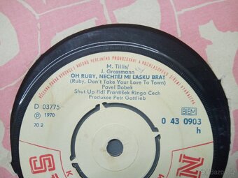 SP vinyl Matuška, Bobek, Špinarová, Schelinger, Spálený - 6
