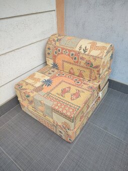 ROZKLÁDACÍ POSTEL KŘESLO - NEPOUŽITÉ - HEZKÝ STAV-PC=3000,- - 6