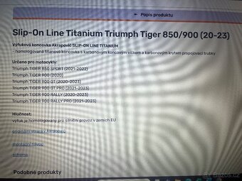 Akrapovic titanium triumph tiger 850/900(20-23) - 6