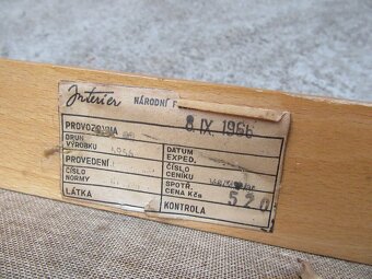 Nabízím elegantní retro křeslo Interier Praha 1966. Na renov - 6