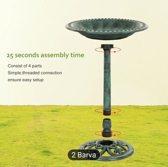 Vodní miska, ptáčník, krmítko pro ptáky - 6