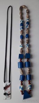 dřevěné korálky - náhrdelníky - 6