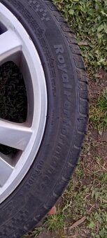 Originál lité disky na Volvo 17" + pneu - 6