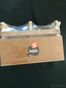 Nový dřevěný stojan na příbory Kofola deset kusů - 6