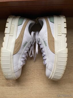 Puma MAYZE - tenisky - white prairie tan - 6