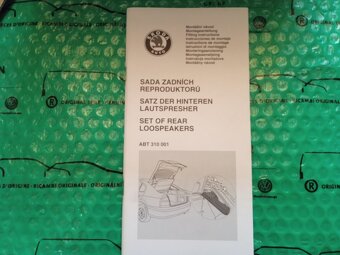 Nová sada repro zadni Škoda Octavia I hatchback ABT310001 - 6