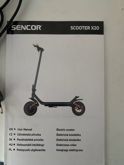 Elektrická koloběžka Sencor SCOOTER X20 - 6