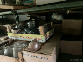 Historické zavařovací sklenice se skleněným víkem - 6