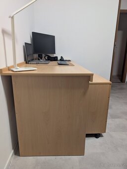 Psací stůl + kontejner pod stůl - 6