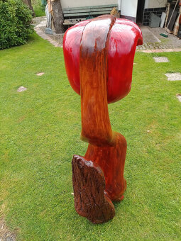 Dřevěné sochy - Srdcový abstrakt 2 - 6