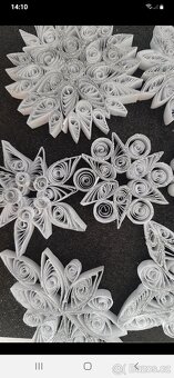 Vánoční vločky na stromeček - 6