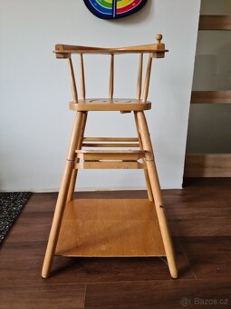 Dětské dřevěné jídelní židlicky - 6