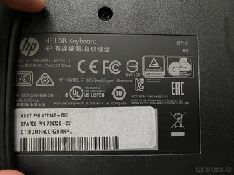 KLÁVESNICE HP, se čtečkou karet, 7ks - 6