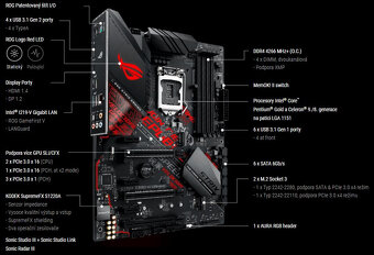 Herní deska ASUS ROG STRIX Z390-H GAMING | socket 1151 - 6