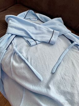 Dětský světle modrý župan vel. 140 - 6