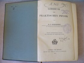 Sbírka starožitných německých knih Fyzika technika - 6