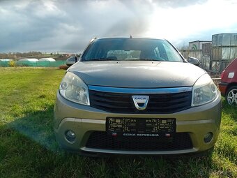 Dacia sandero 1.6 mpi Havarované sleva. - 6