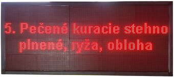 VELKÁ PROGRAMOVATELNÁ SVĚTELNÁ REKLAMA LED PANEL DISPLEJ - 6