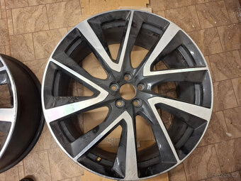 Alu kola černá + leštění 21x9 5x108 + letní pneu Volvo XC 90 - 6