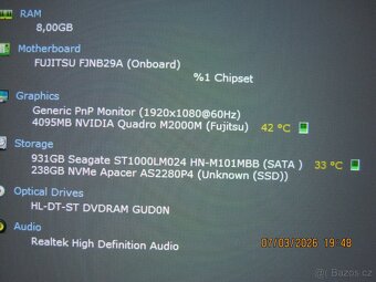 Herni Fujitsu celsius H760 - 6