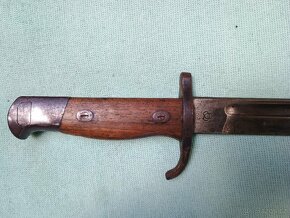Legionářský útočný nůž upravený  Arisaka s pochvou - 6