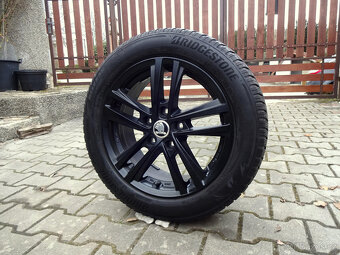 PĚKNÁ ORIGINÁL ALU SADA 16" 5x112 pneu 205/55R16 Bridgeston - 6