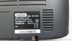 radiobudík Watson 4525UR, - 6