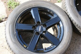 krasna cerna alu kola Ford a letni 215/55R16 2ks jsou nove - 6