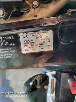 Lodný motor Tohatsu MFS30B rv.2010 Dlhá noha - 6