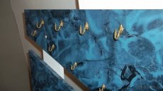 Předsin nabytek mramor modry 7ks - 6