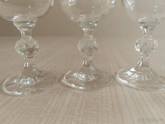 6 kusů šampusek - skleničky na sekt - 6