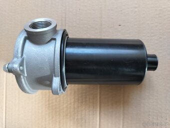 Hydraulická olejová nádrž ocel/hliník, kompletní s držáky - 6