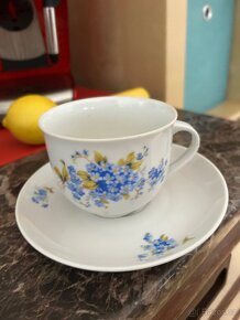 Pomněnkový servis porcelán kávový /čajový - 6