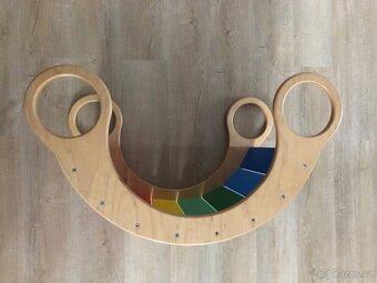 Duhová montessori houpačka - 6