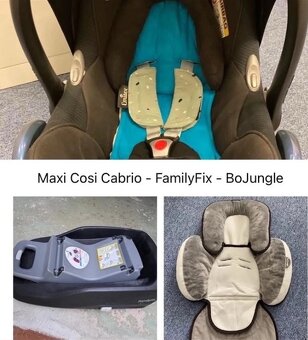 Bugaboo Donkey, vajíčko Maxi-Cosi a isofix Family fix - 6